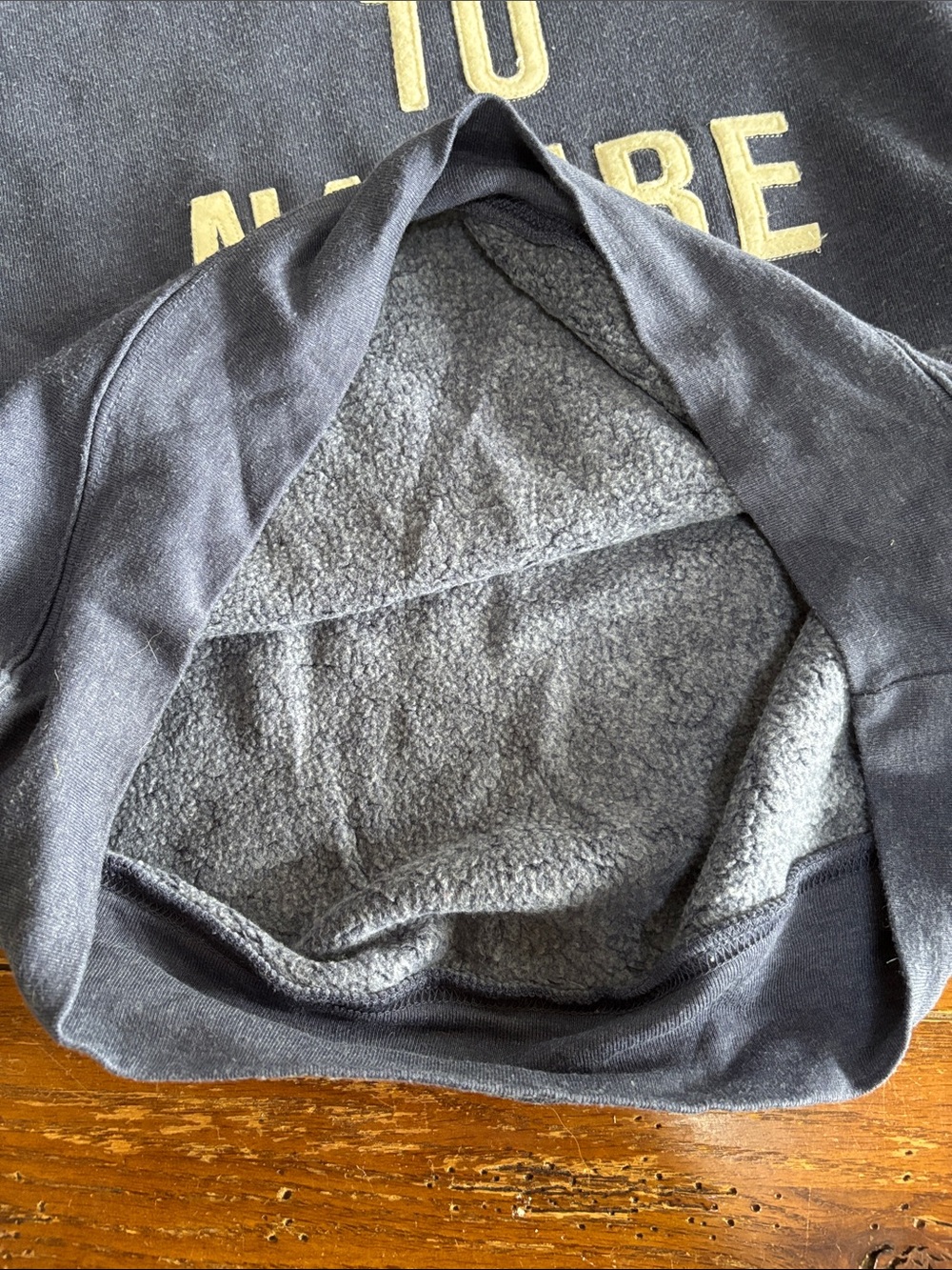Icelantic Ski Return to Nature Appliqué Heather Blue Women’s Sweatshirt Size M - Picture 7 of 9